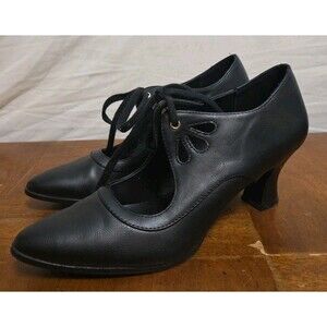 Funtasma Victorian-03 Black Costume Shoes Women's Size 9M Victorian Theme